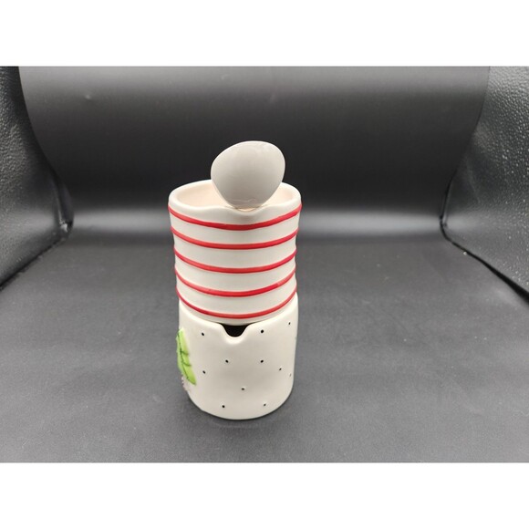 Demdaco Heartful Home Holiday Cream And Sugar Stacker New - Picture 2 of 15